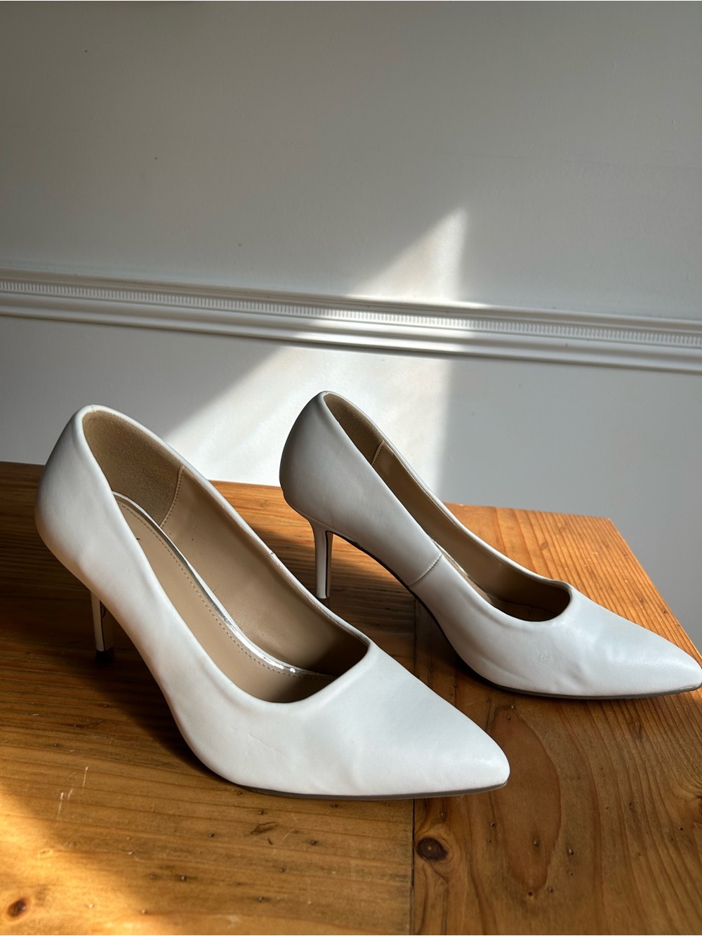Women’s White High Heals